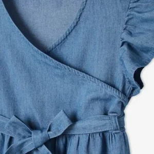 Robe En Denim Léger Effet Portefeuille Fille Stone – Vertbaudet boutique 14