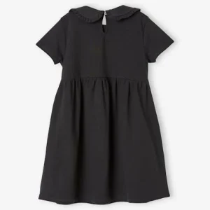 Robe En Molleton Col Claudine Fille Anthracite – Vertbaudet aux meilleurs prix 10