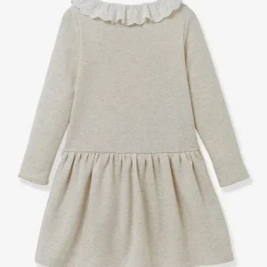 Robe En Molleton Fille CYRILLUS Beige Chiné – Cyrillus Authentic Original licence 7