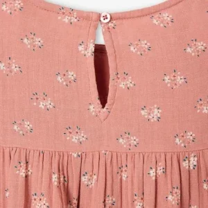 Robe Fille En Gaze De Coton Imprimée Manches Papillon Tomette – Vertbaudet achat pas cher 14