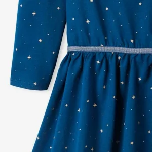 Robe Fille Imprimée étoiles Irisées Rouge Foncé Imprimé – Vertbaudet qualité supérieure 12