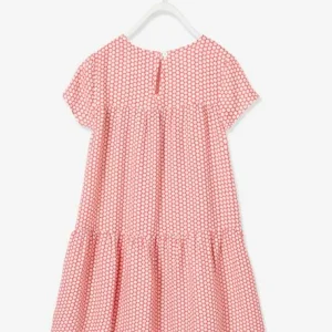 Robe Fluide Imprimée Fille Marine Imprimé Feuilles – Vertbaudet fashioniable 10