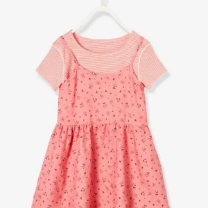 boutique Robe Réversible Fille Bimatière Rose – Vertbaudet 10