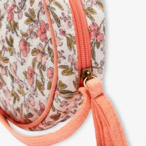 Retour gratuit en magasin. Sac Rond Fille Matelassé Imprimé Fleuri Rose Nude – Vertbaudet 11