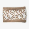 pas cher Snood Animalier En Maille Jacquard Beige – Vertbaudet 11