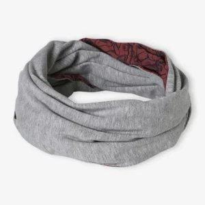 marques pas cher Snood Réversible Garçon Imprimé/chiné Terracotta – Vertbaudet 7