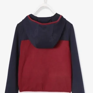 boutiqued pas cher Sweat à Capuche Sport Fille Effet Colorblock Bleu Nuit – Vertbaudet 8