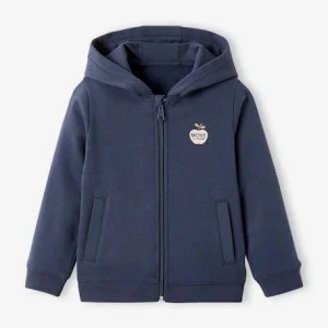 l'unique style Sweat à Capuche Zippé Sport Basics Fille. Bleu – Vertbaudet 14