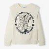 magasin paris Sweat à épaulettes Fille Minnie & Friends® Beige Clair Animé – Minnie 20