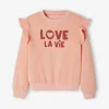 Sweat à Volants En éponge Fille Rose Pâle – Vertbaudet Livraison Standard/Rapide 20