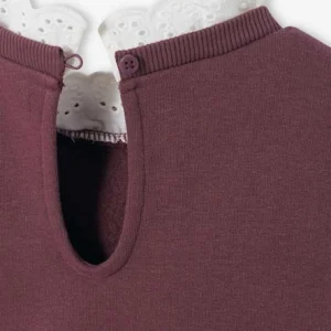 Sweat Col Montant En Broderie Anglaise Fille Prune – Vertbaudet Nouveau 14