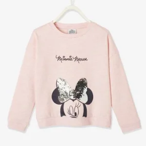 Sweat Disney Minnie® Fille Détail En Sequins Réversible Rose Chiné – Minnie marques de renommée 14