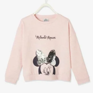 Sweat Disney Minnie® Fille Détail En Sequins Réversible Rose Chiné – Minnie boutique 14