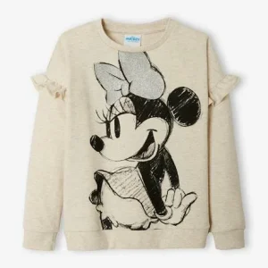 Sweat Fille Disney® à Volants Beige Chiné – Minnie magasin en ligne france 9