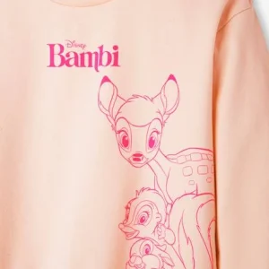 Boutique Sweat Fille Disney® Bambi Vieux Rose – Disney 9