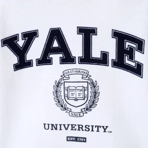 Sweat Fille Yale® Blanc – Toutes Les Marques site pas cher 9