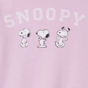 Sweat Molleton Fille Snoopy Peanuts® Lila – Snoopy bas prix 9