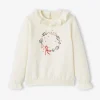 Top ventes Sweat Motif Couronne De Noël Fille écru – Vertbaudet 13