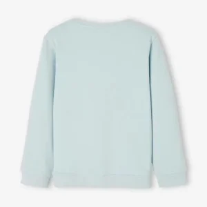 magasin solde Sweat Motif égérie Fille Bleu Ciel – Vertbaudet 10