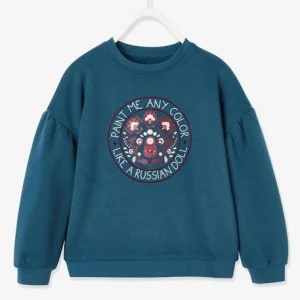 Sweat Motif Poupée Russe Fille Bleu Ardoise Foncé – Vertbaudet garantie de qualité 10