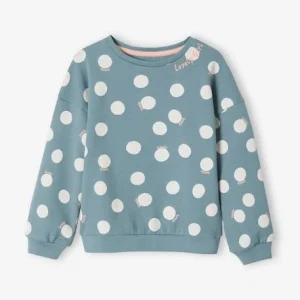 Sweat Motifs Fantaisie Fille Bleu Clair Imprimé – Vertbaudet mode pas chere 12