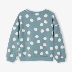 Sweat Motifs Fantaisie Fille Bleu Clair Imprimé – Vertbaudet mode pas chere 14