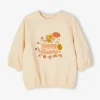 Sweat Motifs Fleurs Anim Irisée Et Bouclettes Fille Manches 3/4 écru – Vertbaudet vente en ligne pas cher 16