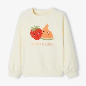 beauté Sweat Motifs Fruits Fille Rose Pâle – Vertbaudet 10