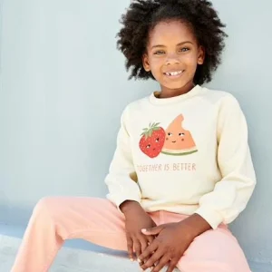 beauté Sweat Motifs Fruits Fille Rose Pâle – Vertbaudet 16