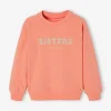 Sweat Romantique Lettres Fantaisie Fille Corail – Vertbaudet boutique en ligne france 20