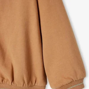 vente luxe pas cher Sweat Zippé Avec Collerette Fille Caramel – Vertbaudet 18