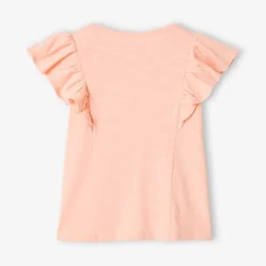 T-shirt à Volants Fille Vert Sauge – Vertbaudet mode pas cher 16