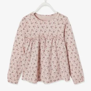 Les achats en ligne T-shirt Blouse Fille Imprimé Fleurs Encre Imprimé – Vertbaudet 16