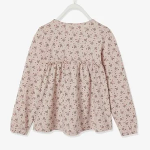 Les achats en ligne T-shirt Blouse Fille Imprimé Fleurs Encre Imprimé – Vertbaudet 18