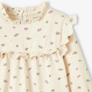 T-shirt Blouse Volanté Imprimé Fleurs Fille Rose Aop – 11-0603 Tcx – Vertbaudet De Qualité 16