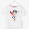 T-shirt Fille Disney Mickey® Blanc – Mickey magasins pas chers 20