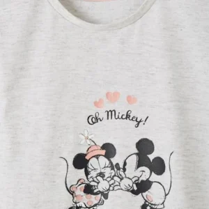 jusqu'à T-shirt Fille Disney Minnie Et Mickey® Avec Paillettes Gris Clair Chiné – Minnie 10