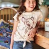 magasin pour T-shirt Fille Manches Courtes Disney® Bambi Beige Chiné – Disney 11