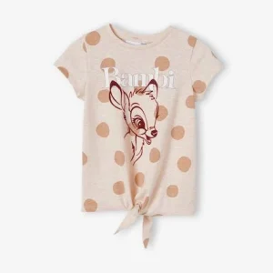 magasin pour T-shirt Fille Manches Courtes Disney® Bambi Beige Chiné – Disney 14