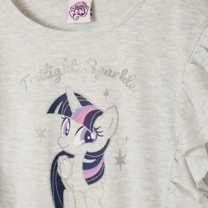 marques pas cher T-shirt Fille Manches Longues My Little Pony® à Paillettes Gris Chiné – My Little Pony 9