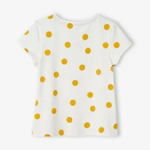 achat pas cher T-shirt Imprimé Animation Frizou Fille écru – Vertbaudet 12