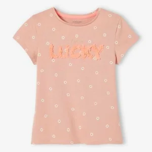 achat pas cher T-shirt Imprimé Animation Frizou Fille écru – Vertbaudet 18