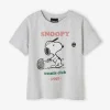 T-shirt Manches Courtes Snoopy Peanuts® Gris Chiné – Snoopy vente luxe pas cher 20