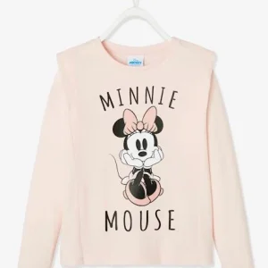 T-shirt Manches Longues Disney® Minnie Fille Rose Avec Anime – Minnie marque moins cher 10