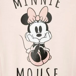 T-shirt Manches Longues Disney® Minnie Fille Rose Avec Anime – Minnie marque moins cher 16