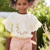 T-shirt Motif Couronne Détails Irisés Fille écru – Vertbaudet site soldes 13