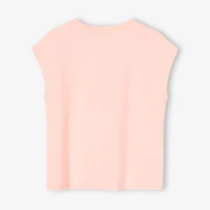 en ligne T-shirt Motif été Fille Manches épaules Rose Bonbon – Vertbaudet 16