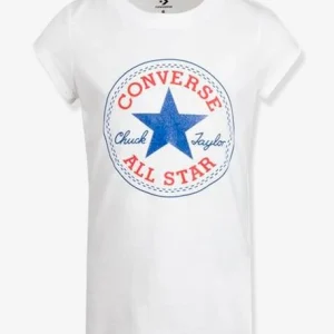 nouvelle saison Tee-shirt Enfant Chuck Patch CONVERSE Blanc – Converse 10