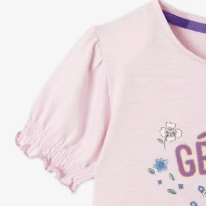 Vente Tee-shirt Motif Irisé Fille Lilas – Vertbaudet 10