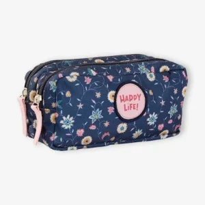 Trousse D’écolière à Fleurs Fille Marine Imprimé Fleurs – Vertbaudet mode tendance 8